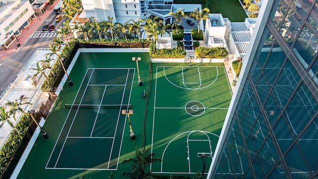 view of sport court