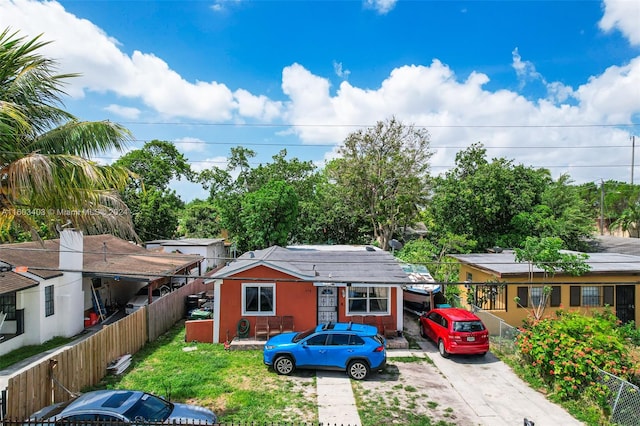 view of front of home