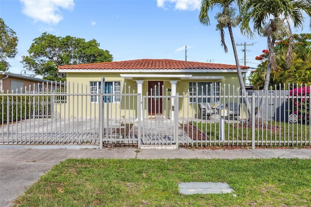 view of front of property