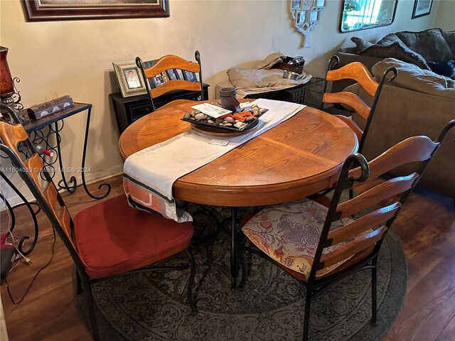 dining room featuring hardwood / wood-style floors