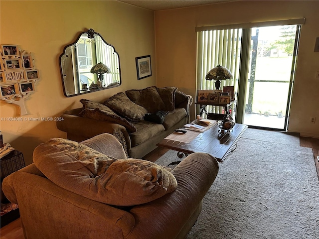 view of living room