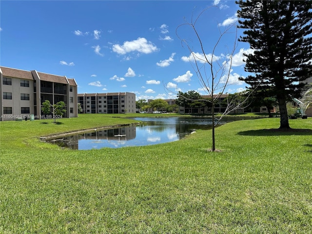 view of water feature