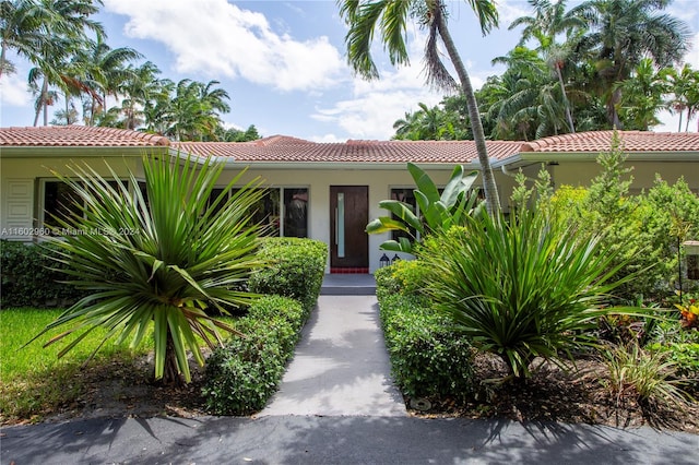 view of mediterranean / spanish-style home