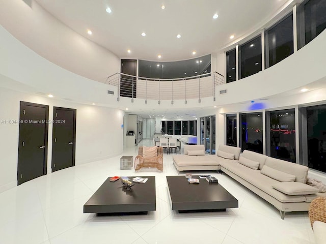 3344 NE 167th St, North Miami Beach, FL 33160 - community lobby with a towering ceiling and recessed lighting