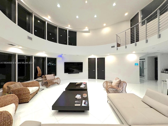 3344 NE 167th St, North Miami Beach, FL 33160 - community lobby with a high ceiling and recessed lighting