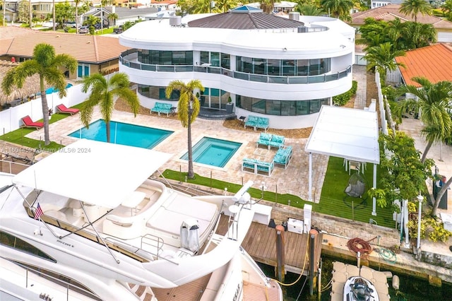 3344 NE 167th St, North Miami Beach, FL 33160 - aerial view of a pool