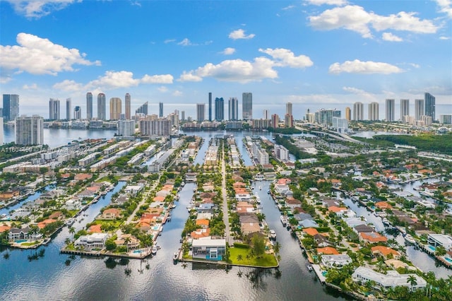 3344 NE 167th St, North Miami Beach, FL 33160 - aerial view of skyline and a large body of water