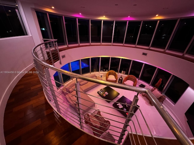 3344 NE 167th St, North Miami Beach, FL 33160 - detailed view of wood finished floors and recessed lighting