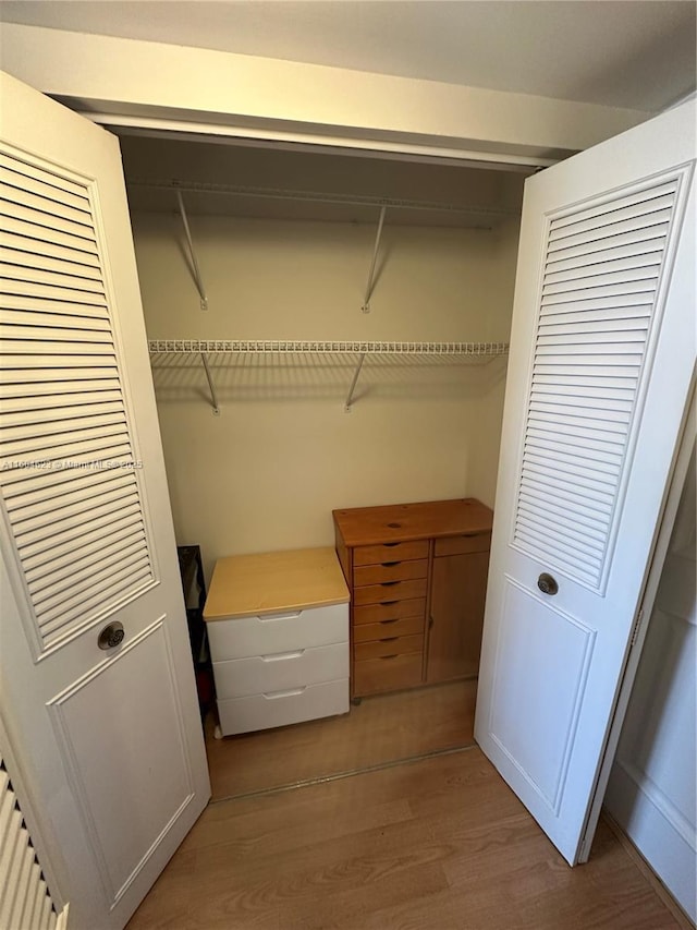 view of closet