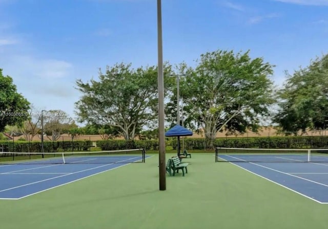 view of sport court