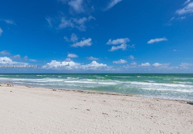 3725 S Ocean Dr Unit 508, Hollywood, FL 33019 - view of water feature featuring a view of the beach