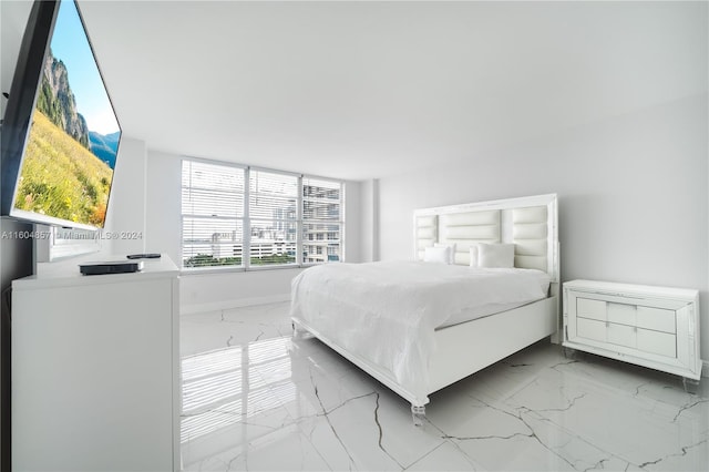 3800 S Ocean Dr Unit 803, Hollywood, FL 33019 - bedroom with baseboards and marble finish floor