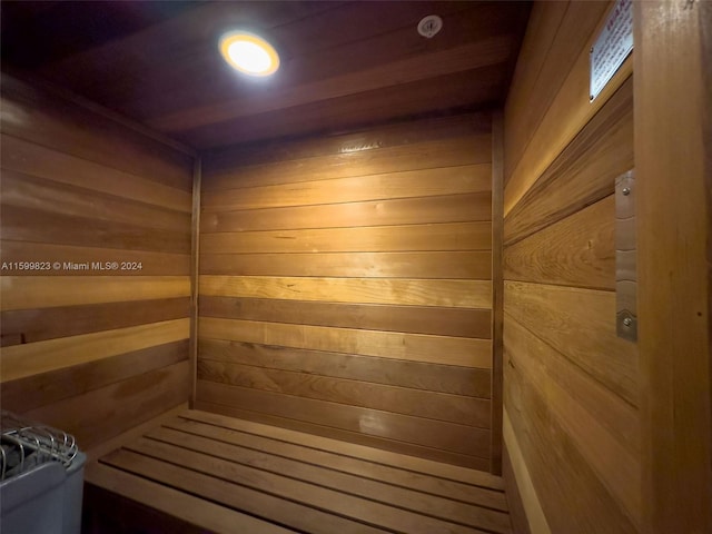 view of sauna / steam room