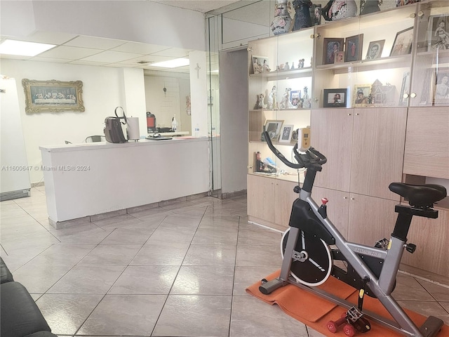 view of exercise room