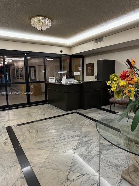 view of reception area