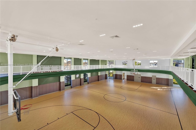 view of sport court