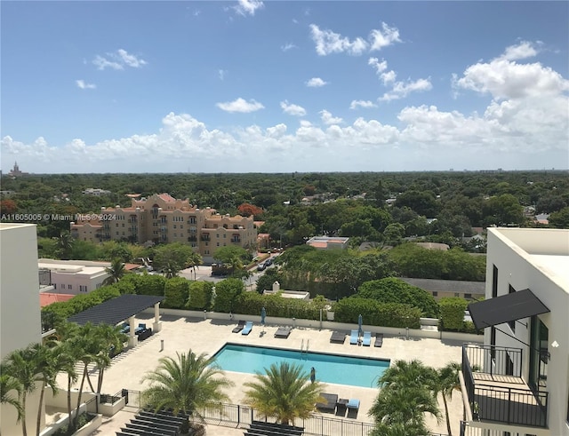 view of swimming pool