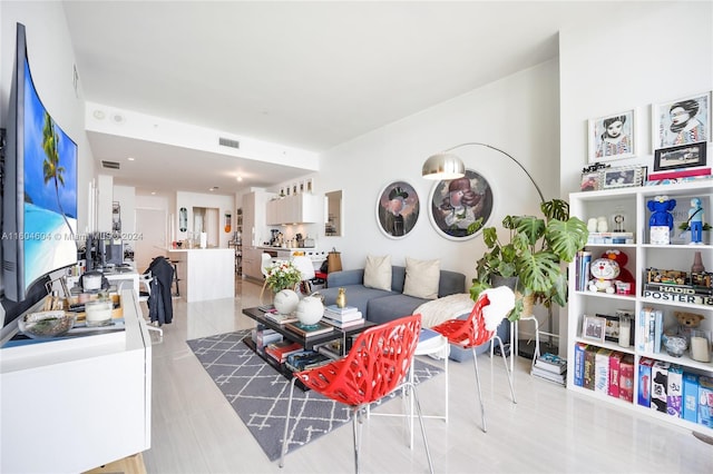 view of living room