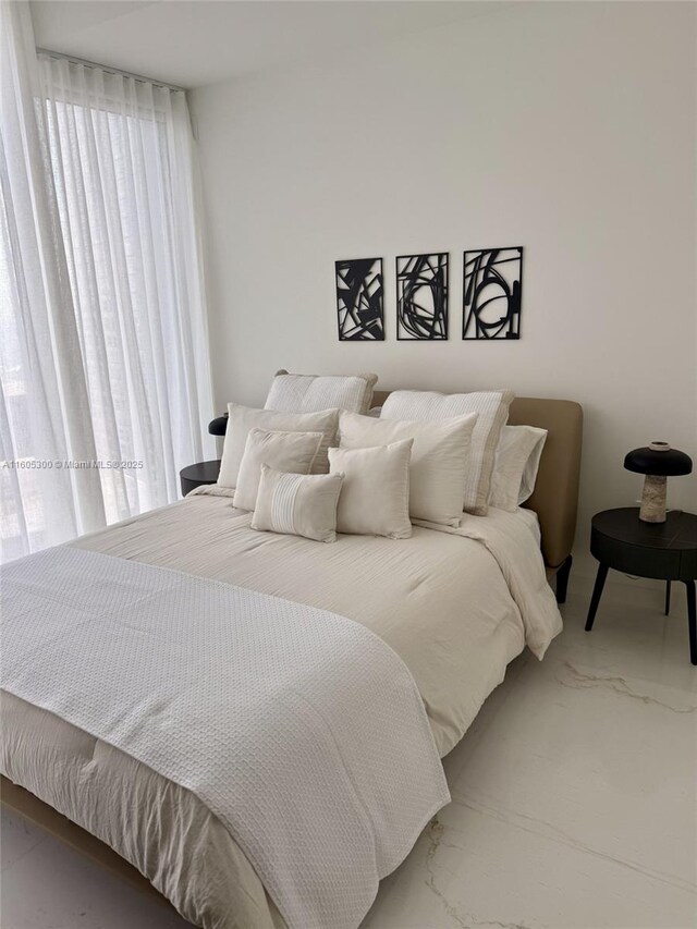 300 Biscayne Blvd Way Unit 5009, Miami, FL 33131 - bedroom with marble finish floors
