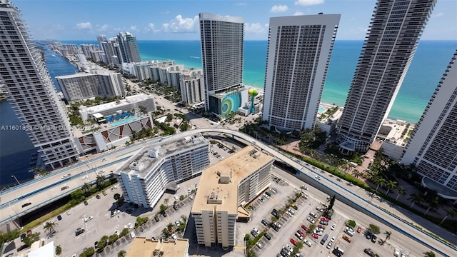 city view with a water view