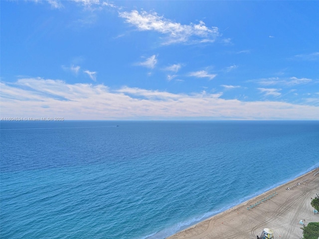 water view with a beach view