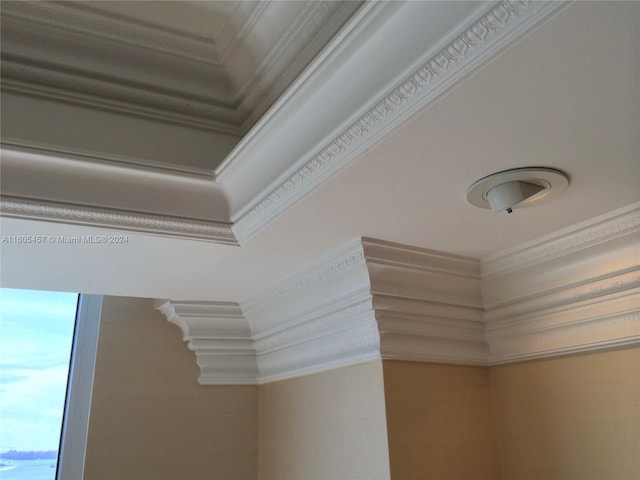 room details featuring ornamental molding