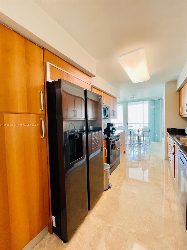 kitchen featuring sink and stainless steel appliances