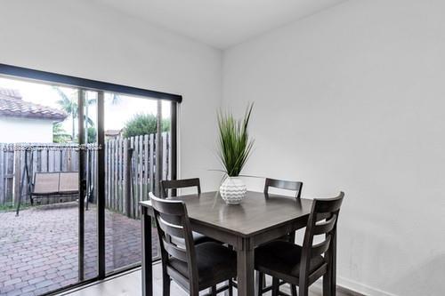 view of dining room