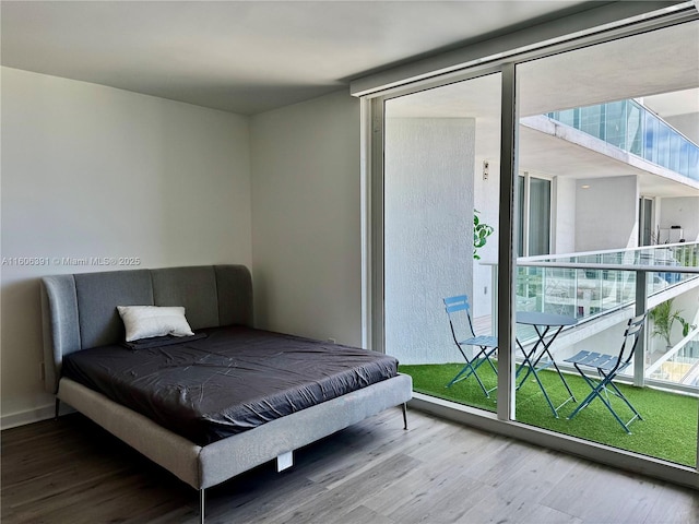 4250 Biscayne Blvd Unit 806, Miami, FL 33137 - bedroom with wood finished floors