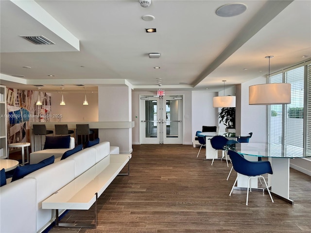 4250 Biscayne Blvd Unit 806, Miami, FL 33137 - interior space with french doors and visible vents