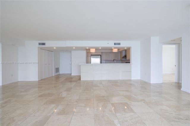 view of unfurnished living room