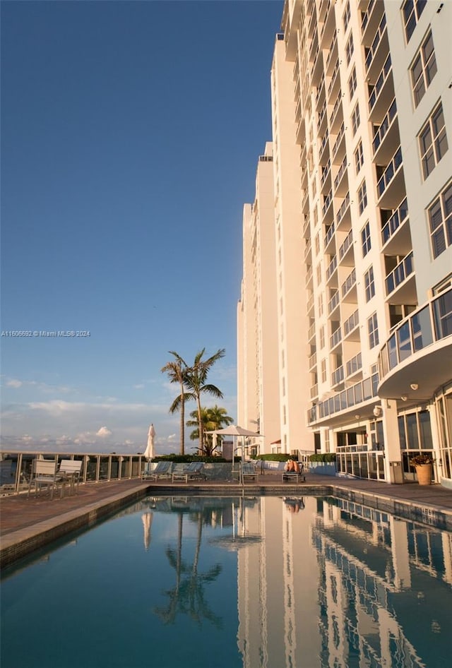 view of pool