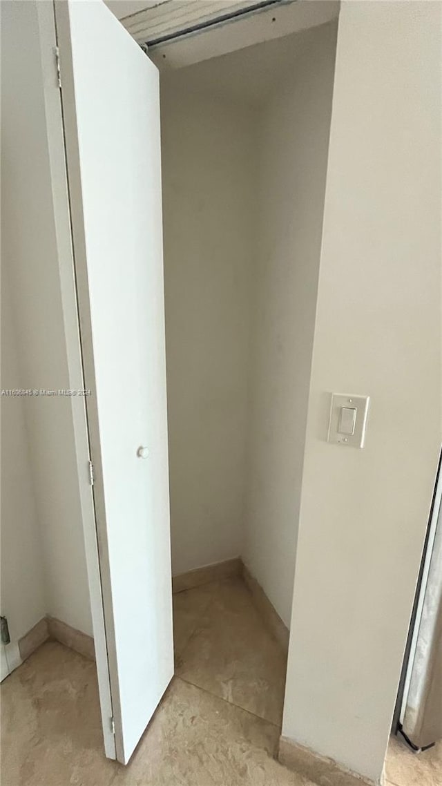 view of closet