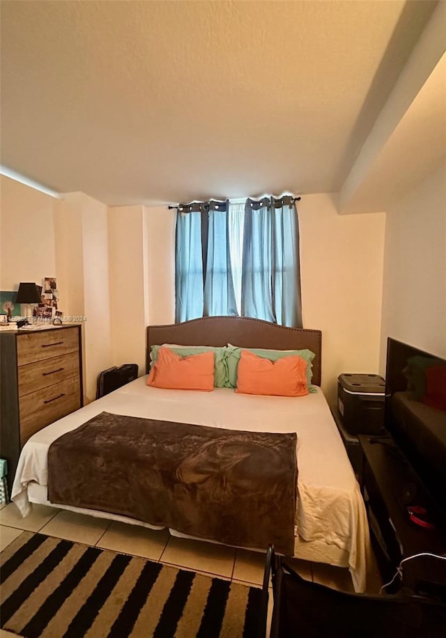 view of tiled bedroom