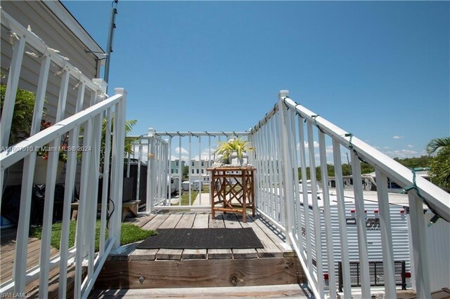 view of deck