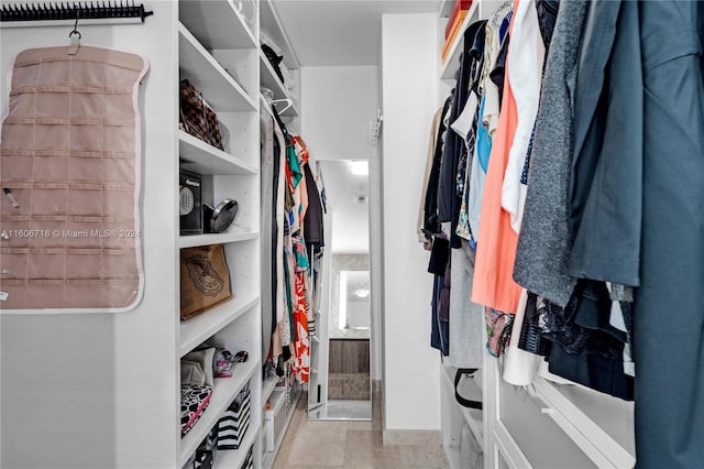 view of spacious closet