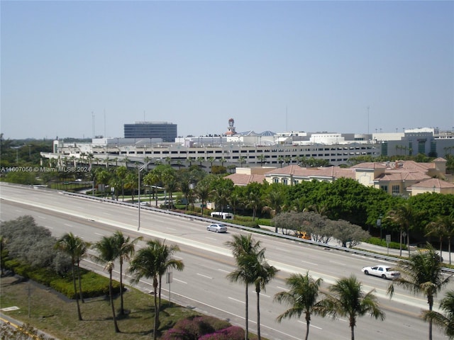 view of water feature