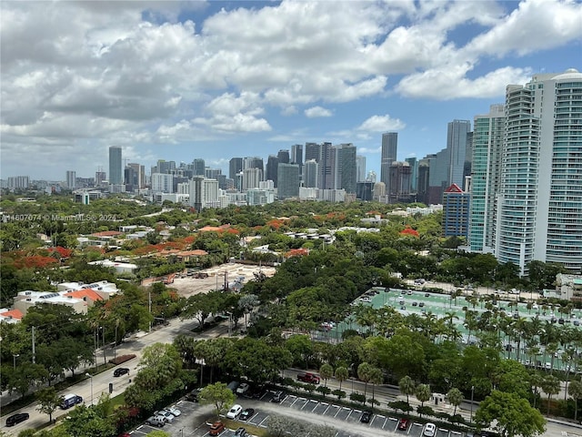 view of property's view of city