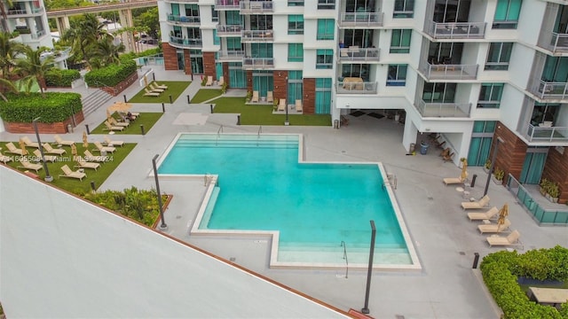 view of pool