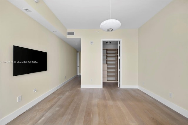 interior space featuring light hardwood / wood-style flooring