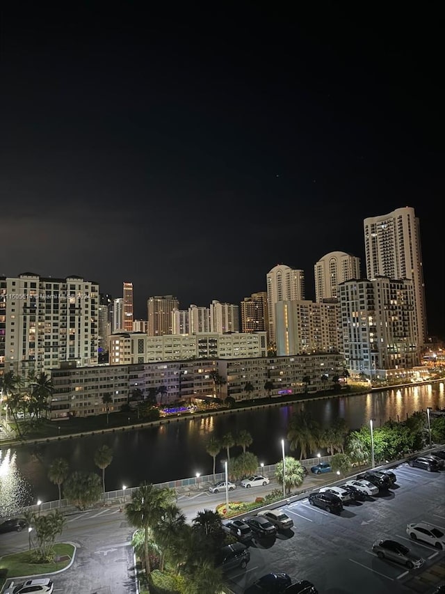 city view featuring a water view