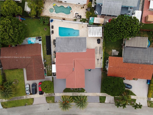 view of aerial view