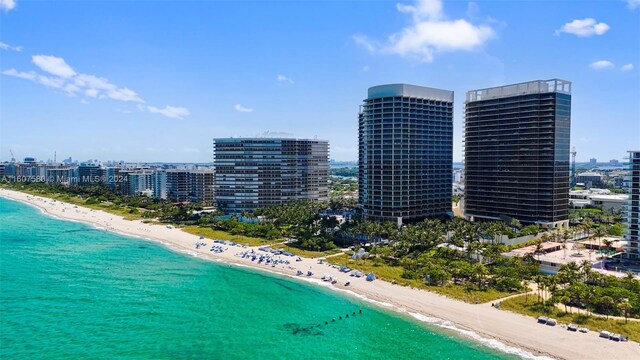 9703 Collins Ave Unit 1205, Bal Harbour, FL 33154 - view of urban area featuring expansive beach