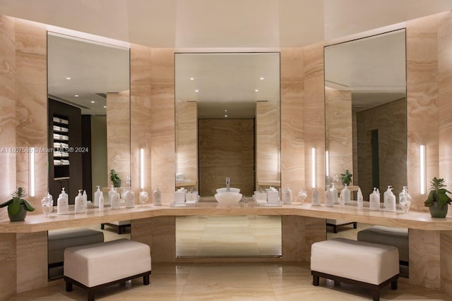 9703 Collins Ave Unit 1205, Bal Harbour, FL 33154 - bathroom featuring vanity