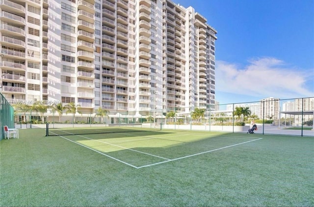 view of sport court