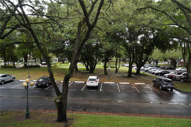 view of vehicle parking