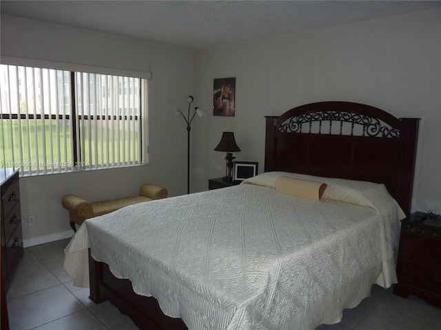 view of tiled bedroom