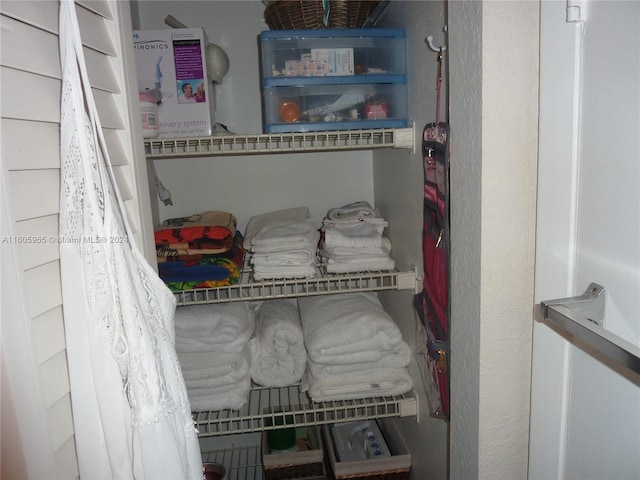 view of closet