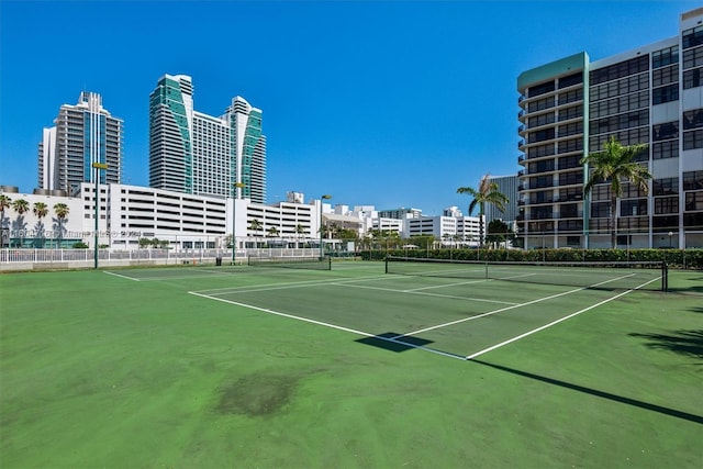 view of sport court