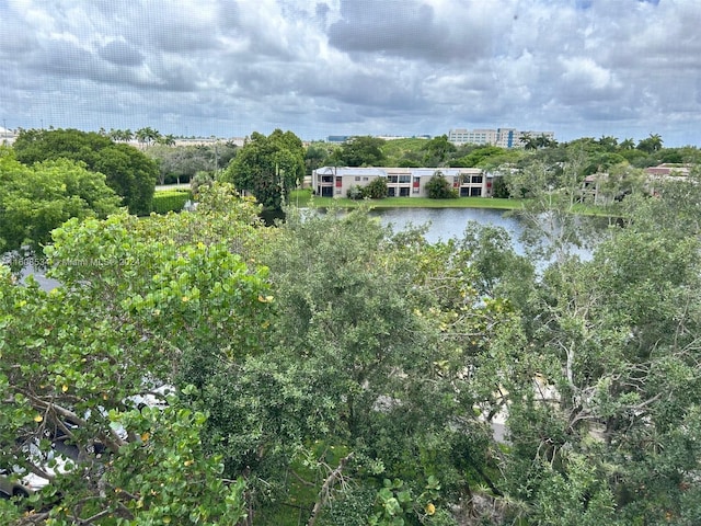 view of water feature